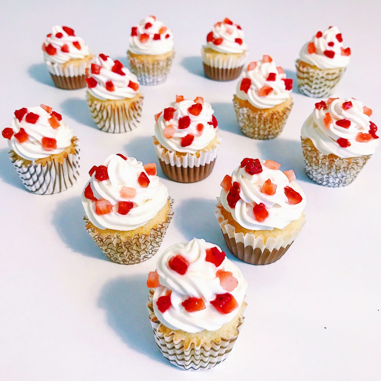 Nyスタイルの米粉ストロベリーチーズカップケーキのレシピ 人気のグルテンフリー Bpなし Ruri S Cooking Official Site